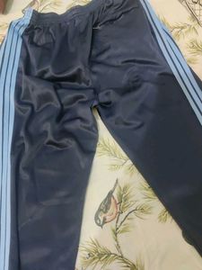 Men's Navy Track Pants with Stripes