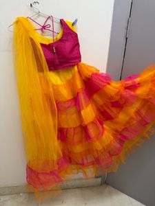 multicolour Lehenga Choli Dupatta