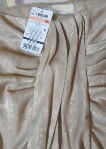 Shimmery Elegant Pre Draped Skirt
