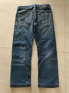 Men's Distressed Blue Jeans