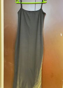Elegant Black Sleeveless Maxi Dress – Size L