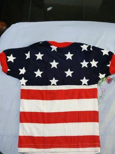7months Baby Boys Unused T Shirt. Red , white And Blue