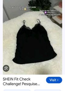 shein Lace Trim Cami Top