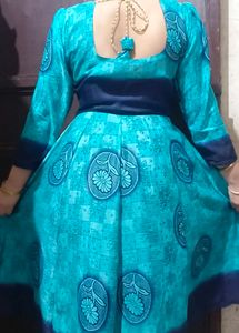 Beautiful Frock Kurti With Dori