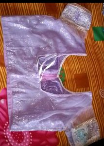 Elegant Embroidered Organza Saree