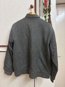Men's Grey Bomber Jacket