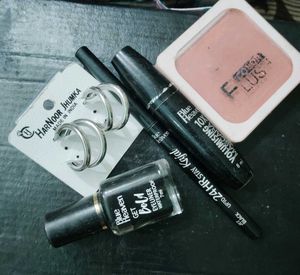 Blue Heaven Makeup & Earrings Set