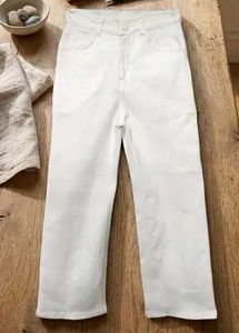 Classic Denim White Jeans