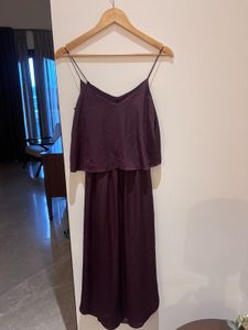 H&M Burgundy Dress