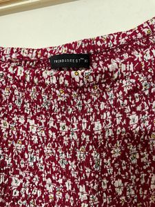 Floral Red Top❤️