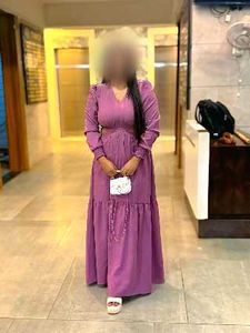 Chic Purple Maxi Dress