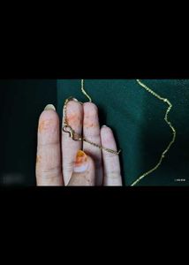 Delicate Gold-Tone Chain Necklace jwellery