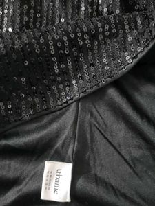 Sparkling Black Sequin Party Dress