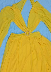 Vibrant Yellow Maxi Dress