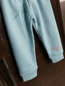 Nins Moda Girl Fleece Printed Casual Joggers