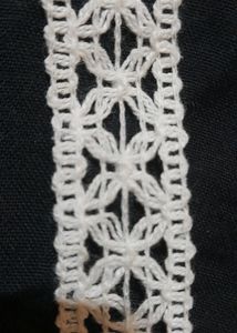 Joiner Cotton Dyable Lace 10/- Per Meter