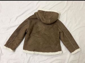 Brown Shearling Hooded Fur Jacket