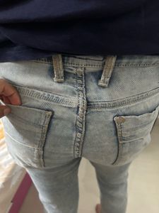Men's Acid Wash Slim Fit Jeans