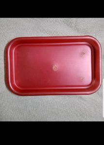 Red Serving Tray