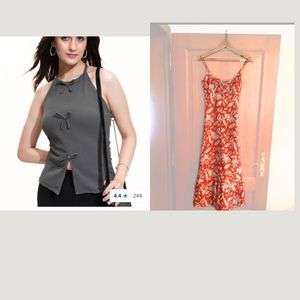 combo of (top and dress)