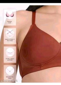 Comfortable Bra Set - Black &amp; Burgundy