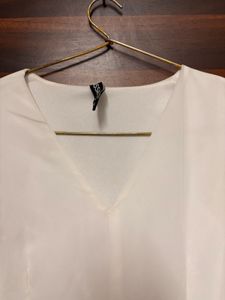 Chic White Bell Sleeve Mini Dress