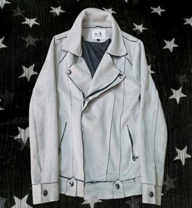 Niche Chinese y2k Japanese cut Grey moto jacket