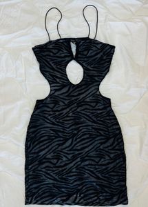 SHEIN Animal Print Bodycon Mini Dress