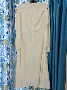 Elegant White Ethnic Gown