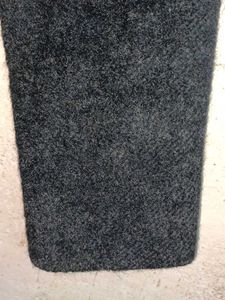 Dark Blue Wool Blend Coat