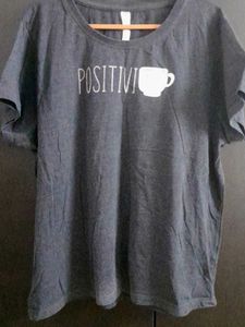 MAX branded cotton grey tee women 46 bust