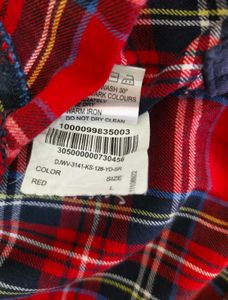 🔥DJ&amp;C Cozy &amp; Classic Red Plaid Flannel Shirt!