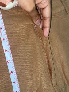 AND tanned Wide-Leg Trousers
