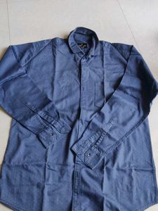 Stylish Blue Textured Shirt