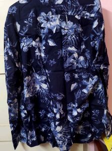 Alberto Floral Print Casual Shirt - 44 Relaxed fit