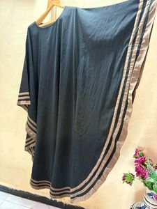 Elegant Black Kaftan Gown