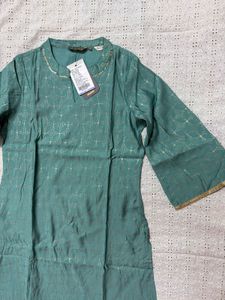 Branded Turquoise Kurta-By Shree