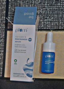 Plum Rice Water & Niacinamide Serum