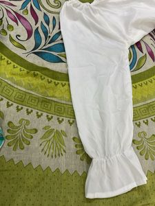 White Cropped Top for girl-women