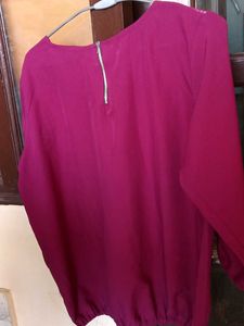 Elegant Lace Neckline Top