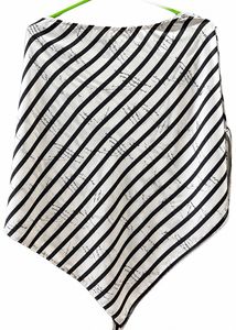 Black-and-white patterned bold diagonal blac