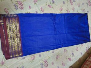 Vibrant Checked &amp; Royal Blue Sarees