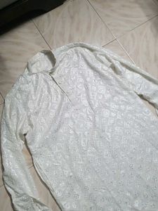 Elegant White Kurta