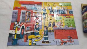 Imported grafix 45 pcs fire station jigsaw puzzle