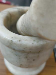 Marble Mortar and Pestle Set