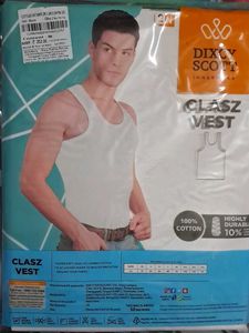 Dixcy Scott Plain 85 cms White Vest - 2 Pack Combo