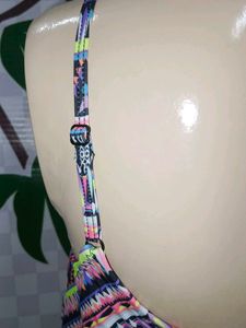 (300)Patterned Crop Top