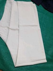 Classic White Straight Leg Trousers