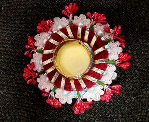 Beautiful Handmade Rangoli Diya