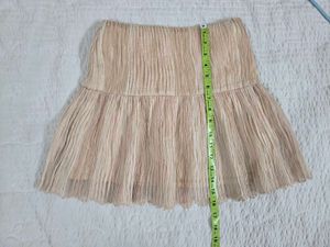 Pleated Mini Skirt waist 28